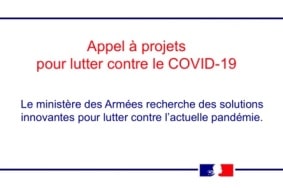 Appel à projets de solutions innovantes pour lutter contre le COVID-19