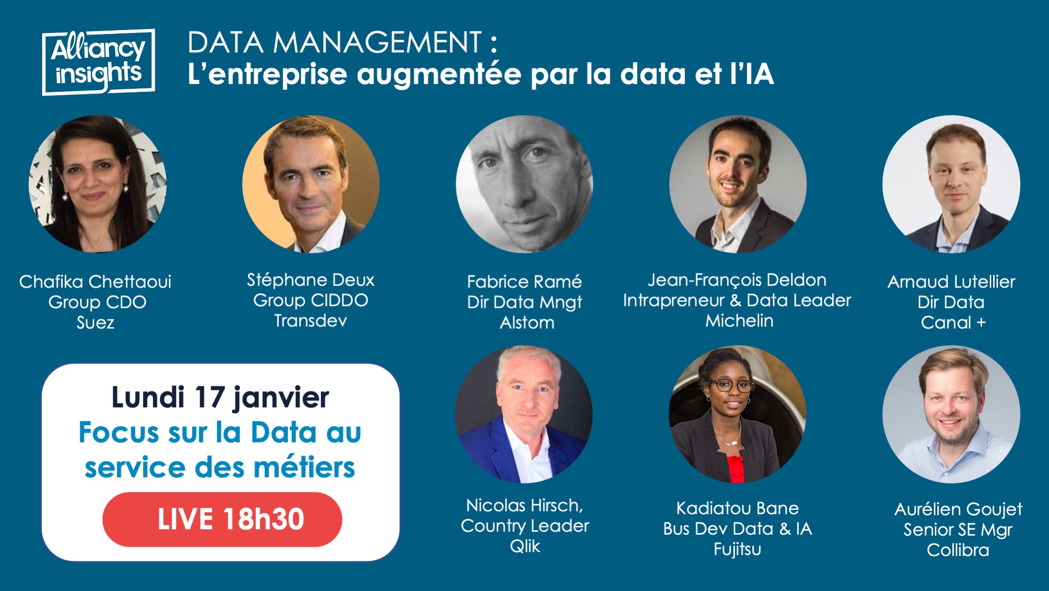 Live -Insights « Data Management » : l’entreprise augmentée par la data et l’IA