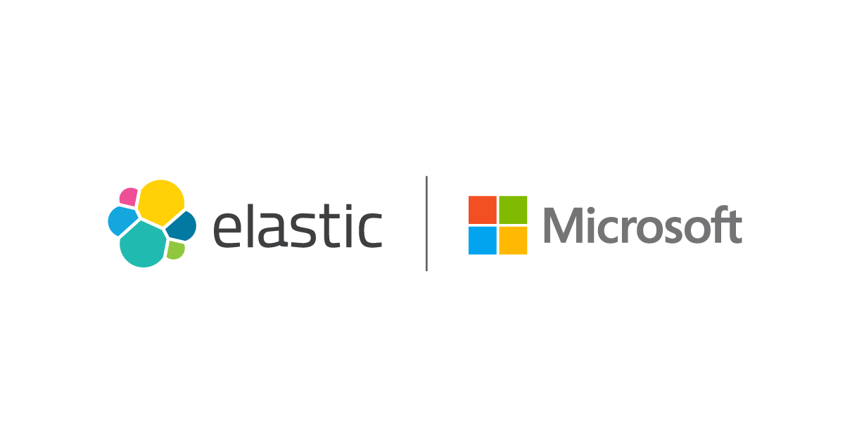 Logo Elastic et Microsoft