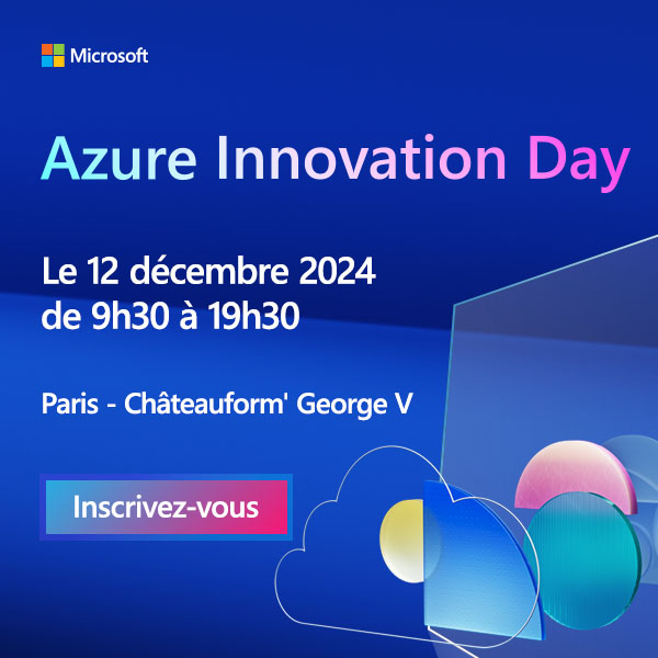 Bannière Azure Innovation Day